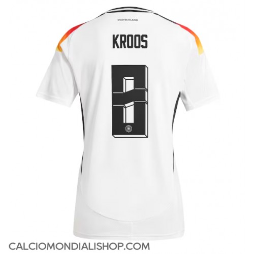 Maglie da calcio Germania Toni Kroos #8 Prima Maglia Femminile Europei 2024 Manica Corta